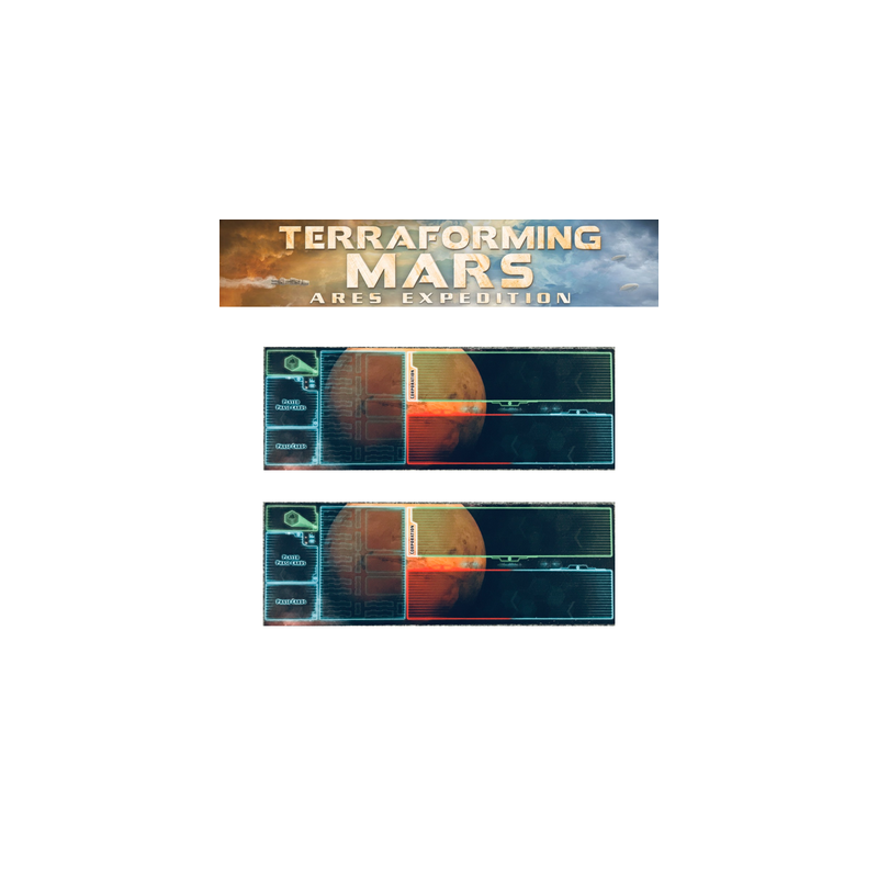 Terraforming Mars: Ares Expedition – Play Mat (Spanish - set of 2)