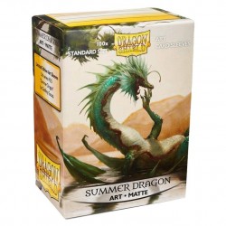 Standard Art Sleeves Matte Summer Dragon Dragon Shield - Pack of 100