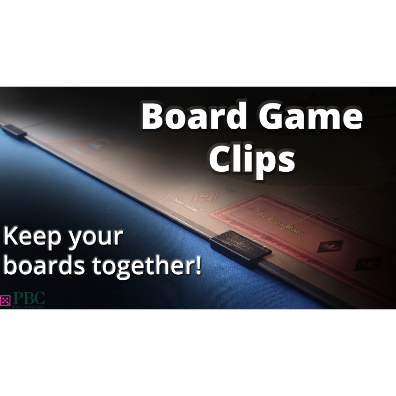 Board Game Clips (estrechos - 4 pieces)