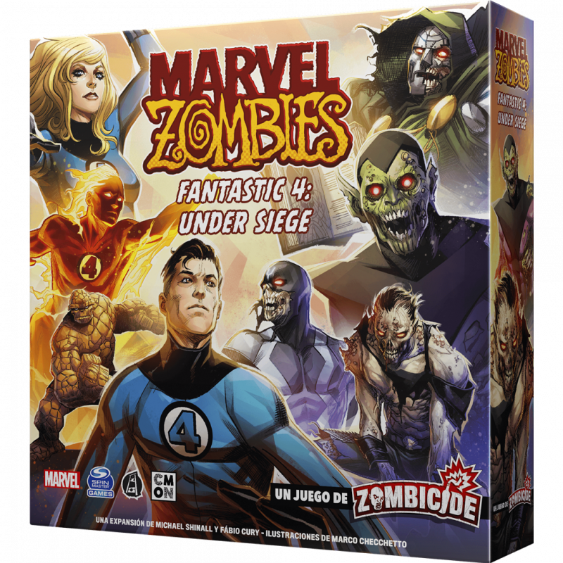 Marvel Zombies: A Zombicide Game – Fantastic 4: Under Siege (Spanish)