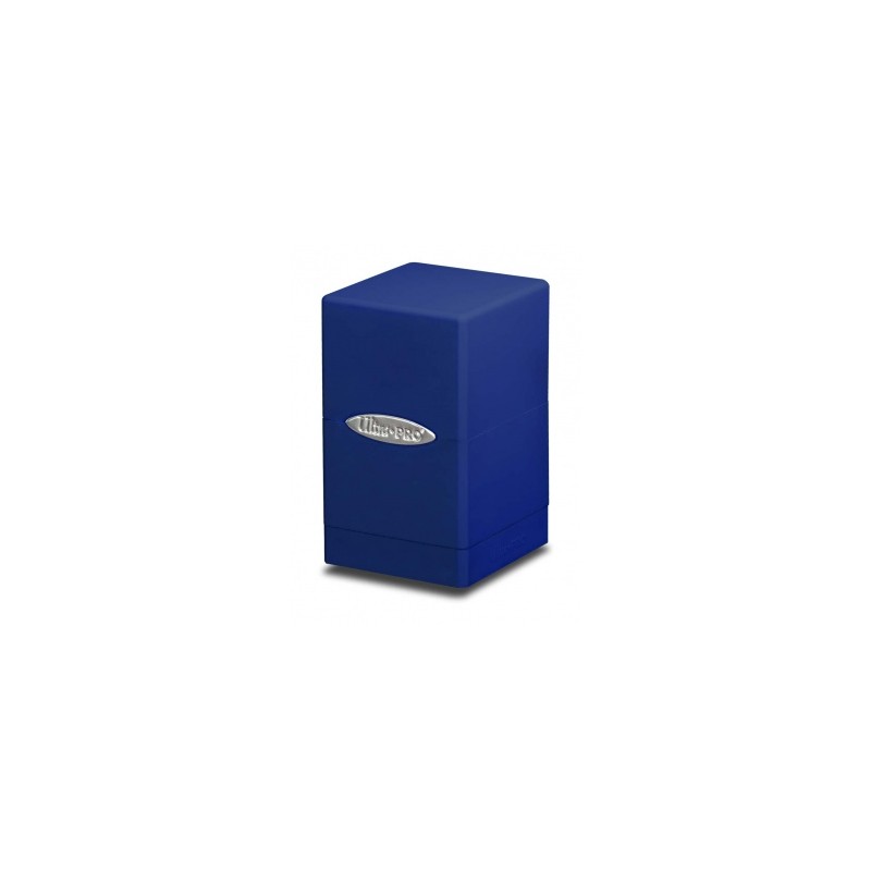 Caja De Mazo Satin Tower Ultra Pro. Para 100 Cartas. Color Azul