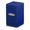 Caja De Mazo Satin Tower Ultra Pro. Para 100 Cartas. Color Azul