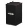 Caja De Mazo Satin Tower Ultra Pro. Para 100 Cartas. Color Negro