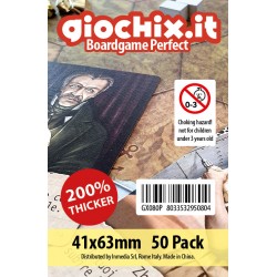 Giochix Perfect 50 transparent sleeves for cards 41x63mm - 120 microns thick