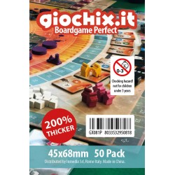 Giochix Perfect 50 transparent sleeves for cards 45x68mm - 120 microns thick