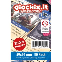 Giochix Perfect 50 transparent sleeves for cards 59x92mm - 120 microns thick
