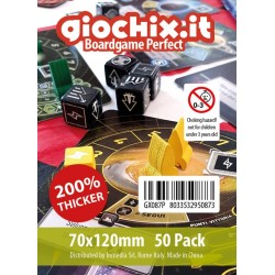 Giochix Perfect 50 transparent sleeves for cards 70x120mm - 120 microns thick