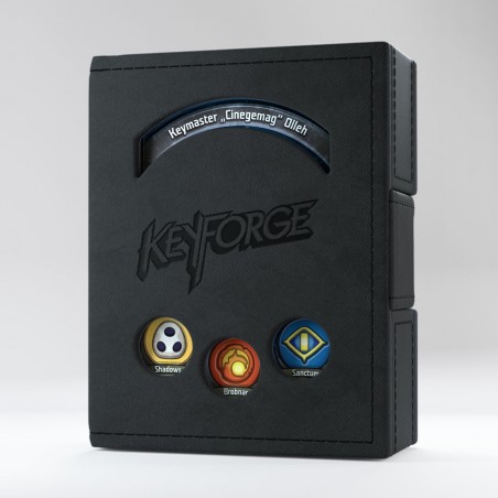Gamegenic KeyForge Deck Book - Negro