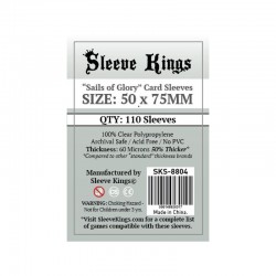 110 Sleeve Kings Sails of Glory Compatible Sleeves (50x75mm)