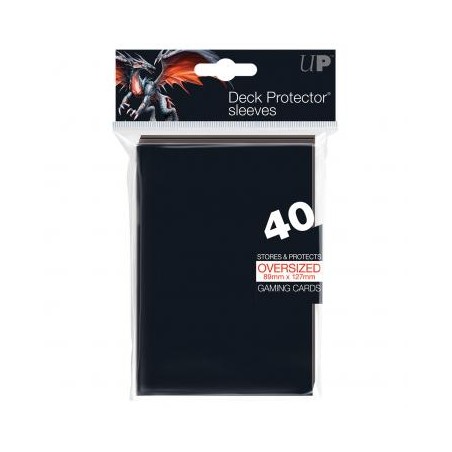 Fundas Ultra Pro - Oversized Top Loading Sleeves - Negro - Paquete de 40