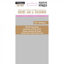 110 Sleeve Kings Space Alert Compatible Sleeves (60x102mm)