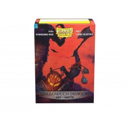 Standard Art Sleeves Matte Halloween Dragon Shield - Pack of 100