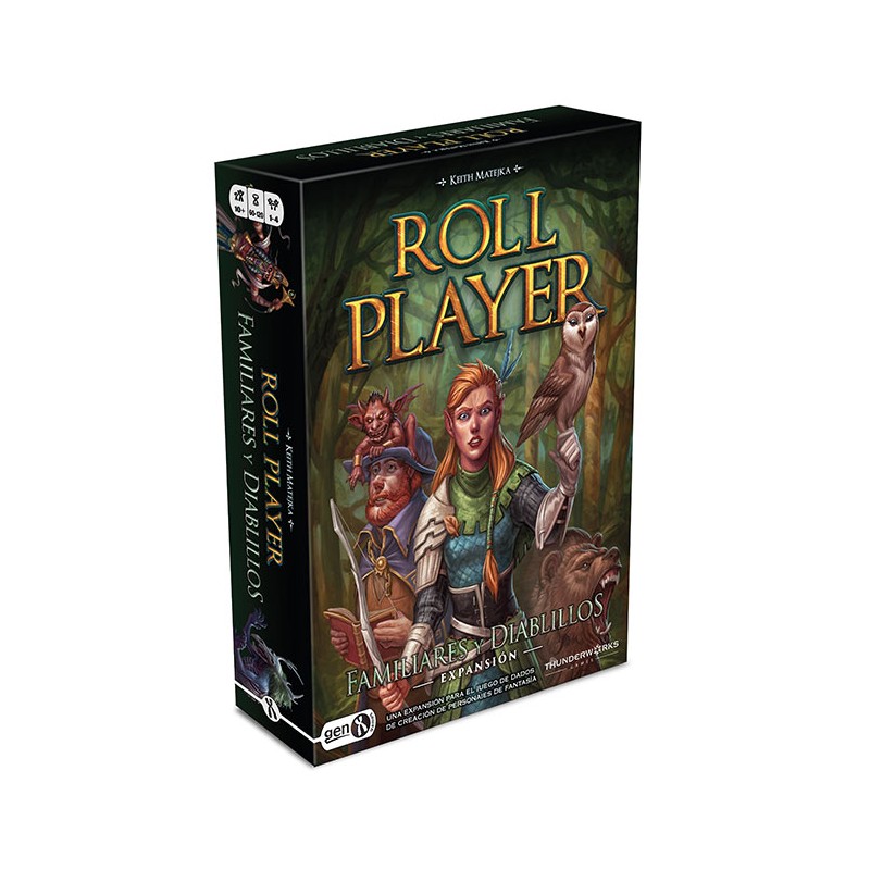 Roll Player: Fiends & Familiars (Spanish - slightly damage box)