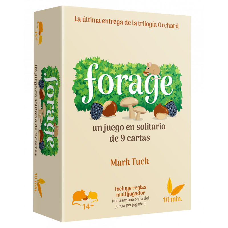 Forage: A 9 card solitaire game (Spanish)
