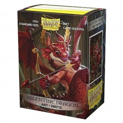 Fundas Standard Art Sleeves Matte Valentine Dragon 2020 Dragon Shield - Paquete De 100